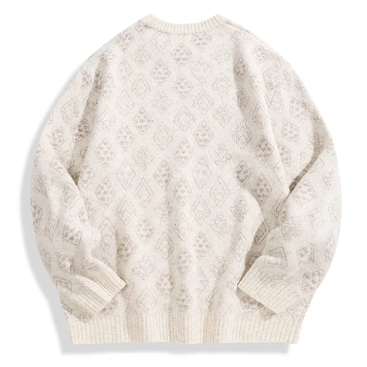 PEACEBIRD MEN Sweaters Unisex Butter Milk White, Batch 1-1