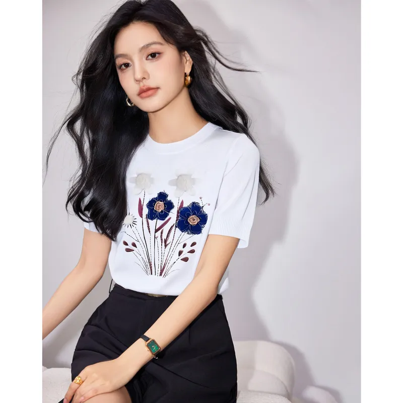 Love Elaine Summer Regular T Shirt Women's-3