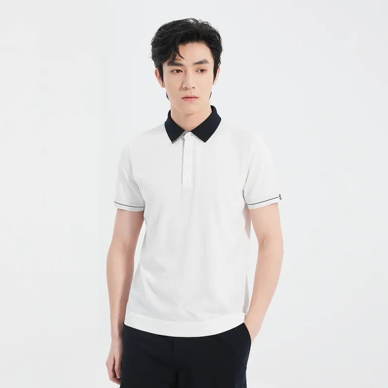 LESS IS MORE Polo Shirts Men White 25XTX5261S-2
