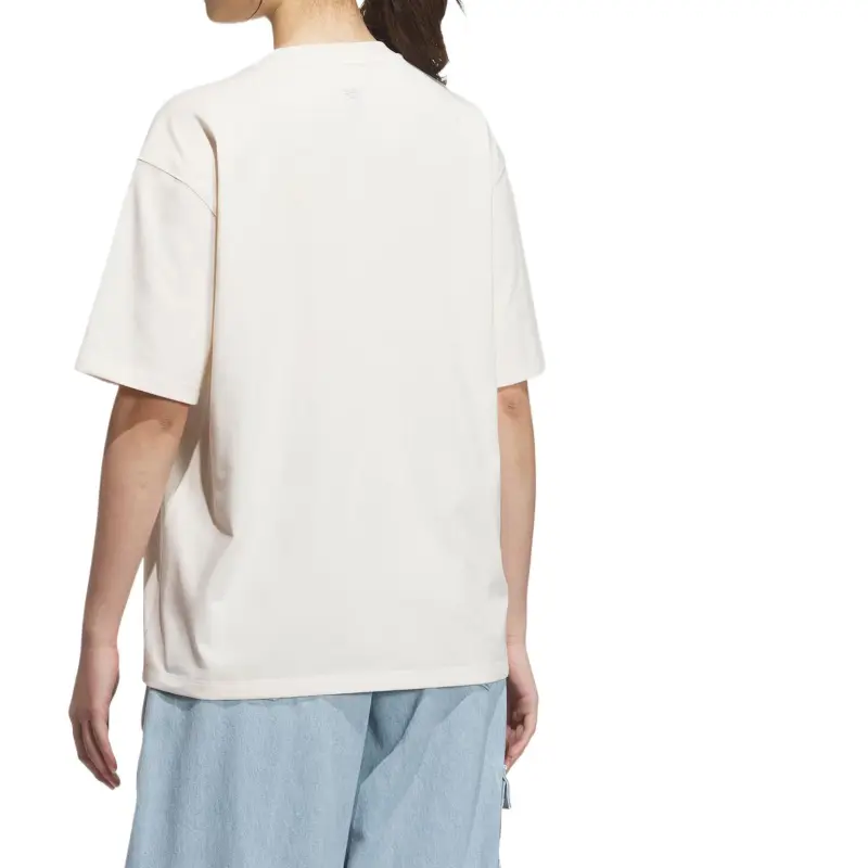Adidas Originals Regular T Shirt Women's Pink White-2