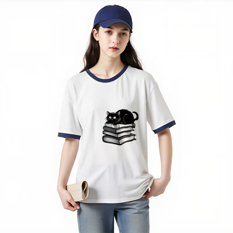 FAIRWHALE Drop Shoulder Sleeve T Shirt Women's-7