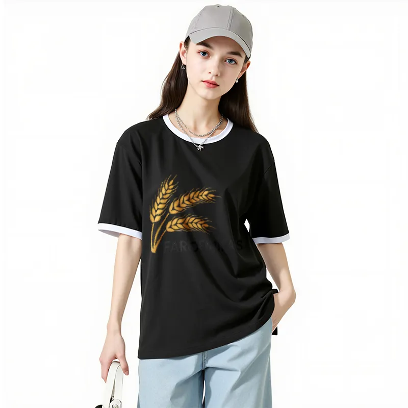 FAIRWHALE Drop Shoulder Sleeve T Shirt Women's-18