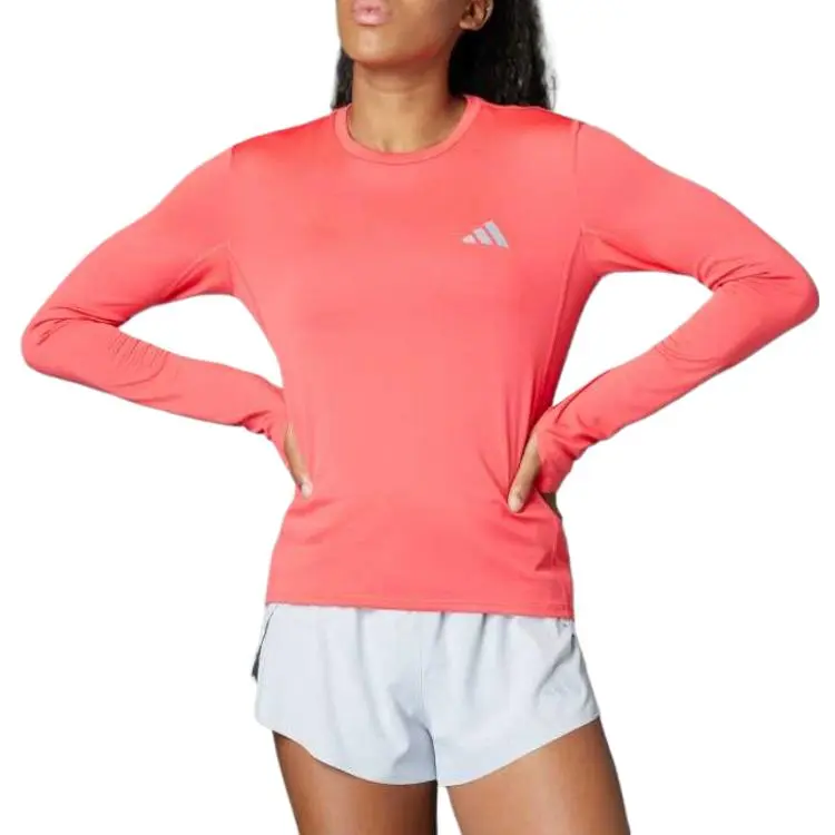 Adidas Adizero T Shirt Women's Light Pink Red-2