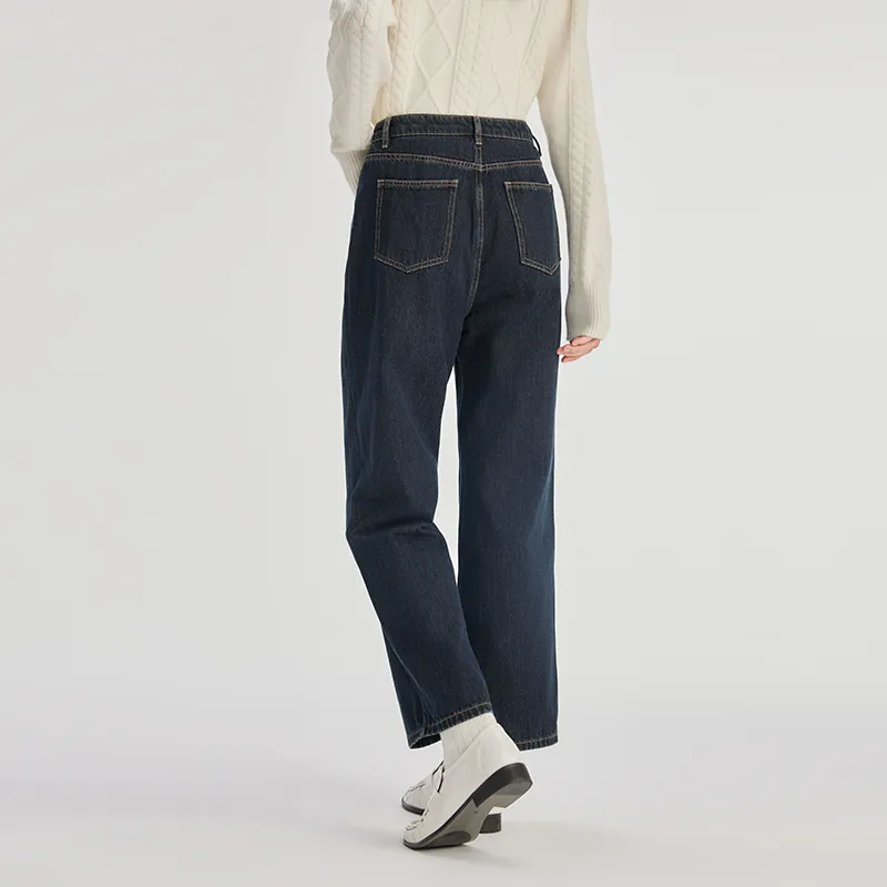 ERAL Jeans Women's Navy Blue-4