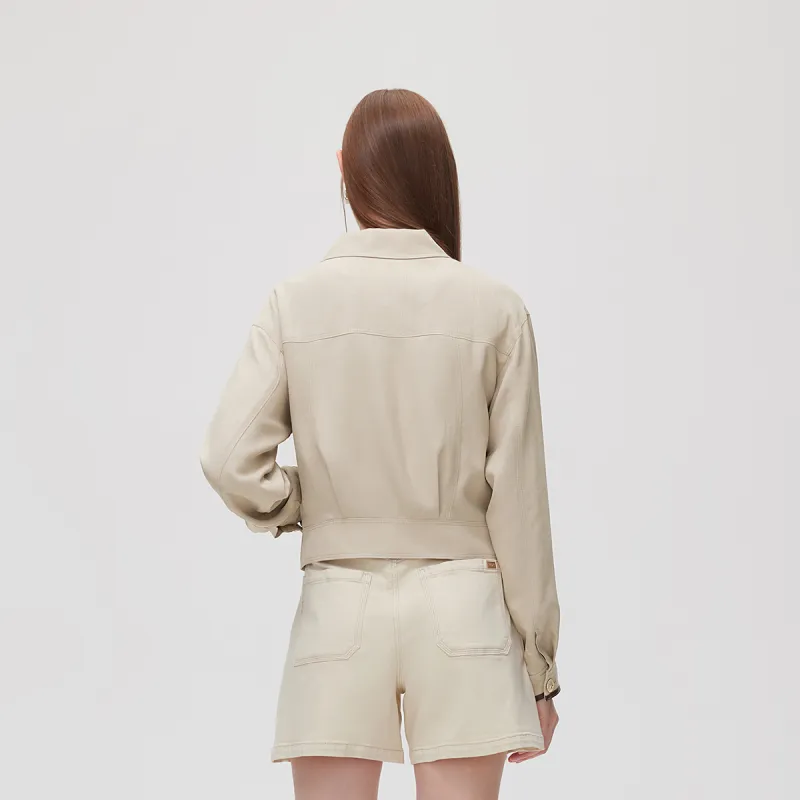 ONLY FW24 Early Fall Jackets Coats Women's Cement Sand-2