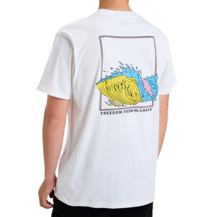 Quiksilver T Shirts Men White-4