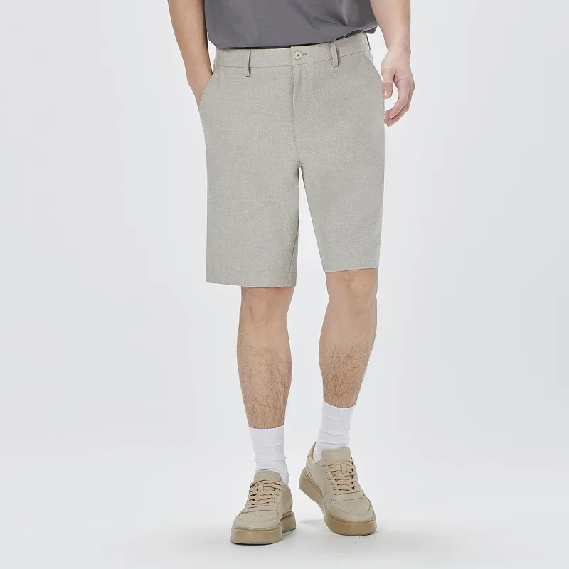 LESS IS MORE Casual Shorts Men's Khaki Gray 24XST01001-2
