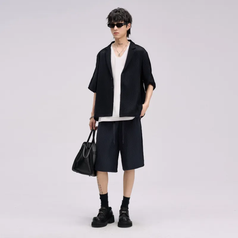 HERBEL Business Suits Men Black-3