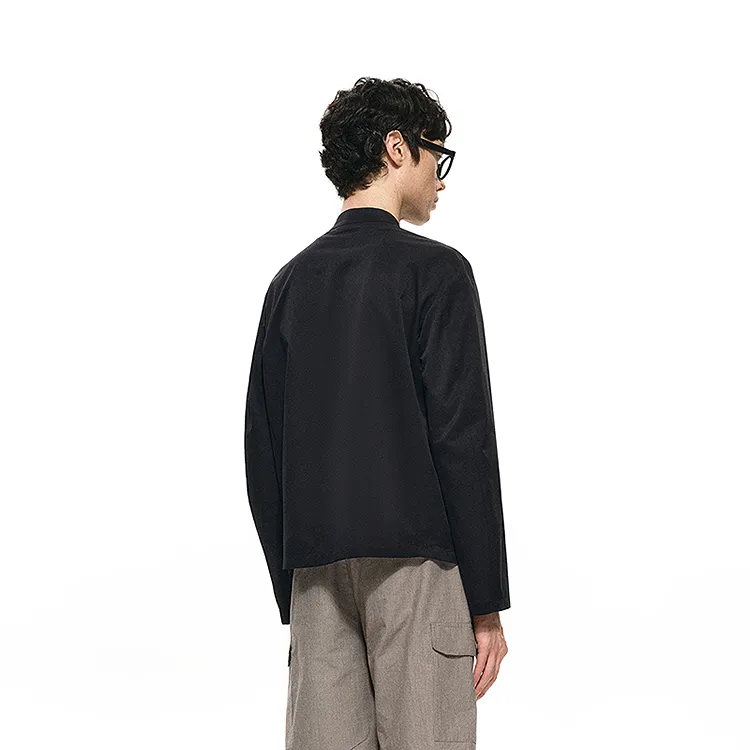 CROQUIS Black Thread Jacket Men's-3