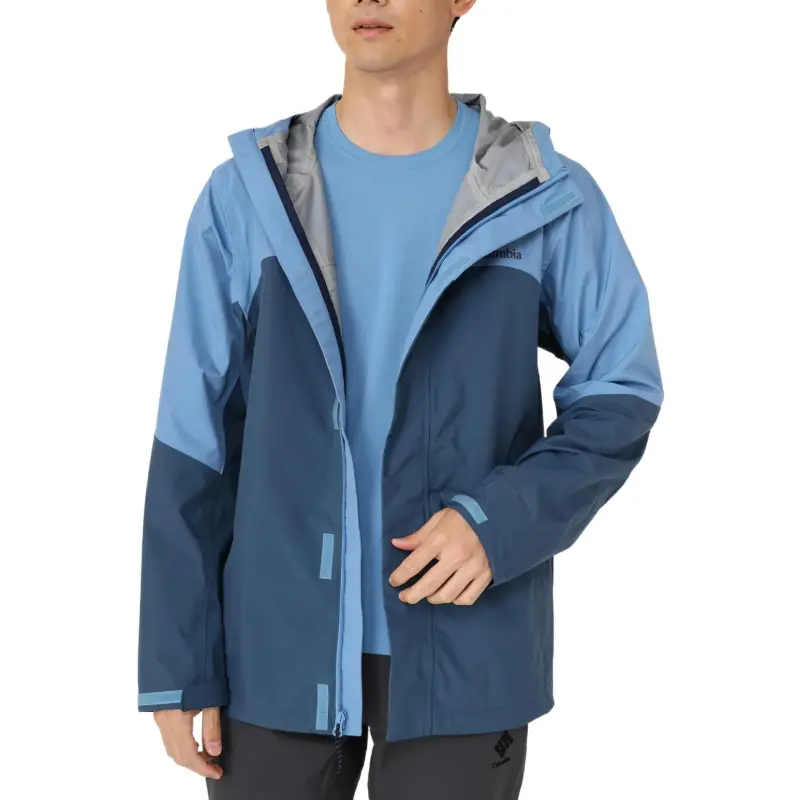 Columbia Wahkeena Falls Omnitech 3L Jackets Coats Men's Skeller Dark Mountain-3