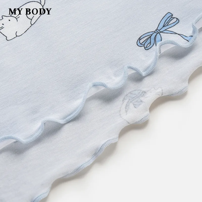 MY BODY Pajama Set Women's Image Color-3