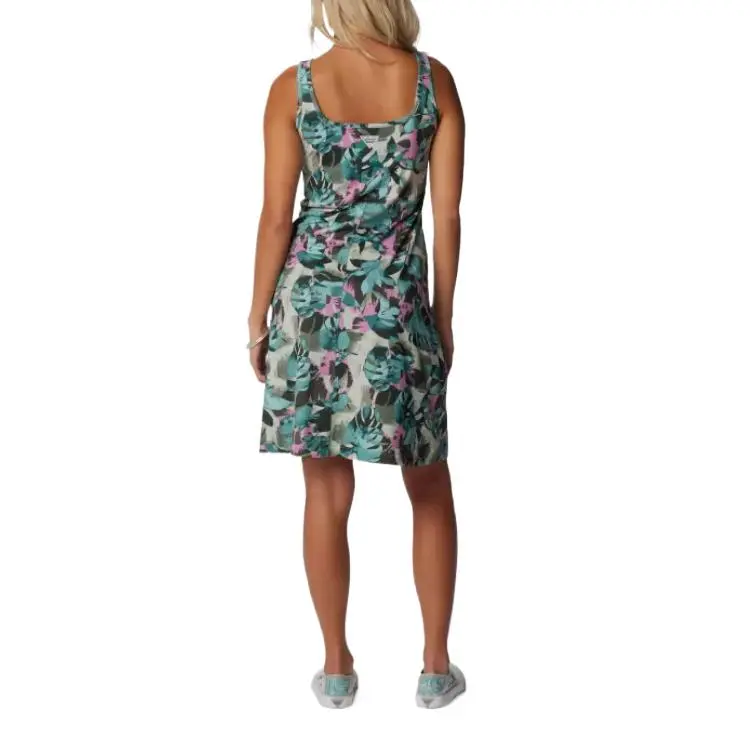 Columbia PFG Freezer Sleeveless Dress Women's Green-1