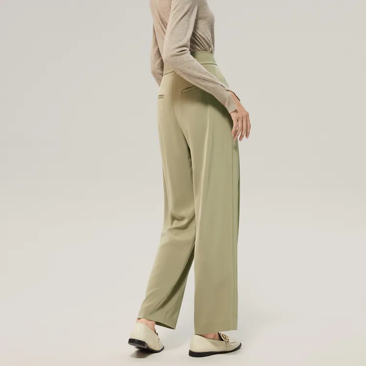 OVV Suit Trousers Women's Light Green B5-2
