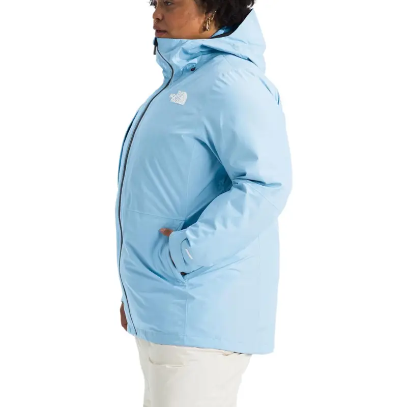 THE NORTH FACE ThermoBall Plus Snow Triclimate Jacket Women's Sky Blue-3