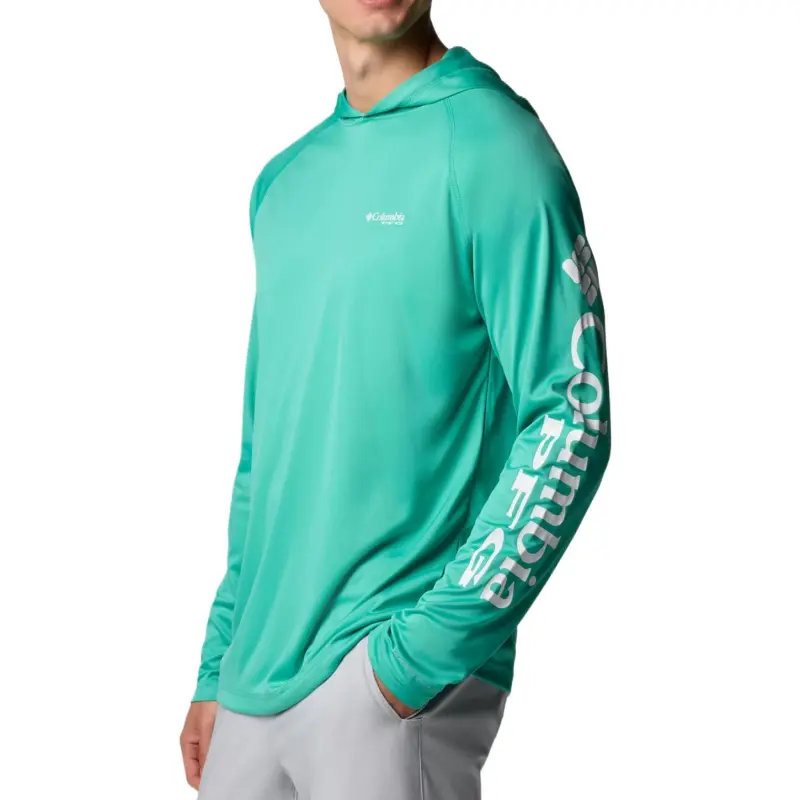 Columbia PFG Terminal Tackle Sweatshirt Men's Enamel Green-2