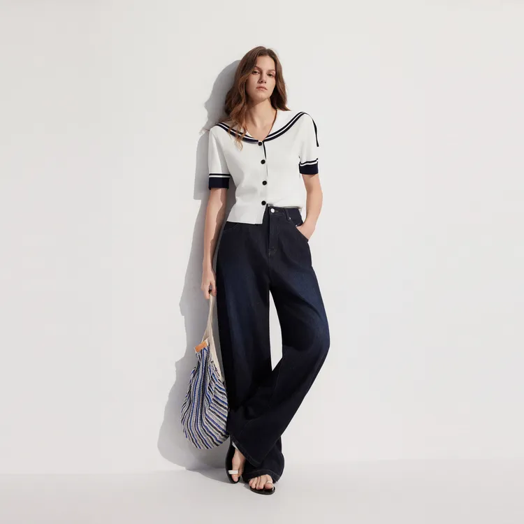 ELLE Knitwear Women's White-2
