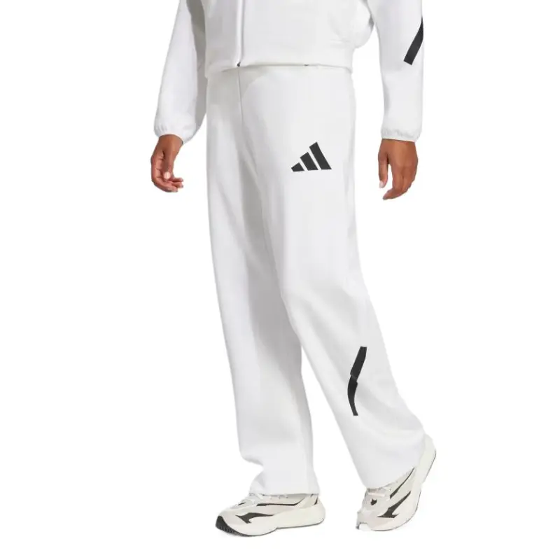 Adidas Women's Z.N.E. Barrel Tracksuit Bottoms White/Black-1