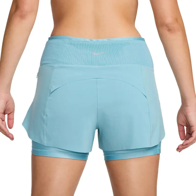 Nike Dri-FIT Swift Sports Shorts Women's Denim Blue Turquoise-1