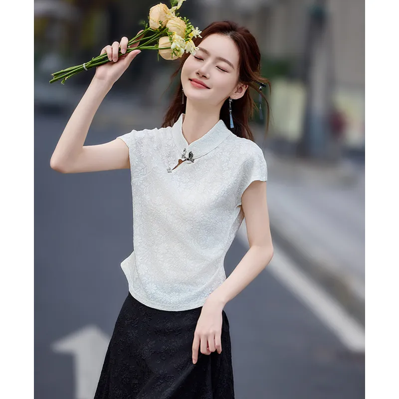 Still quiet Shirts Women's Beige-4