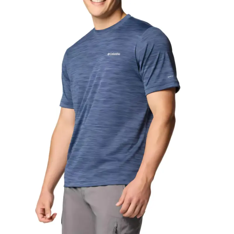 Columbia T Shirt Men's Dark Mountain Heather-2