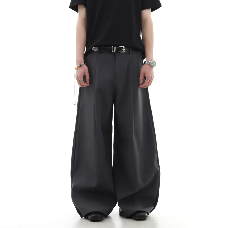 CUWU Casual Pants Unisex Gray-2