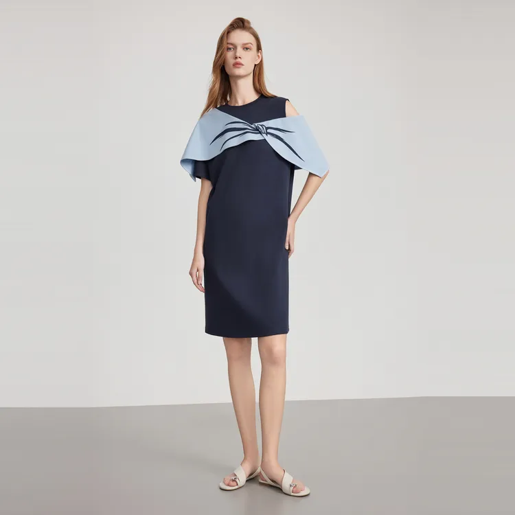 ELLE Short Sleeved Dress Women's-2