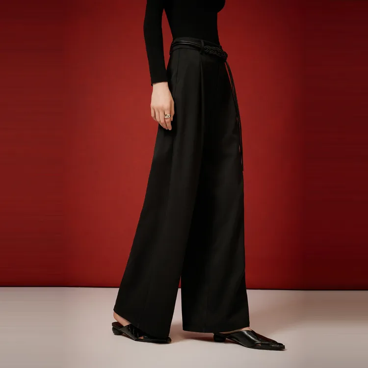 ELLE Casual Pants Women's Black-2