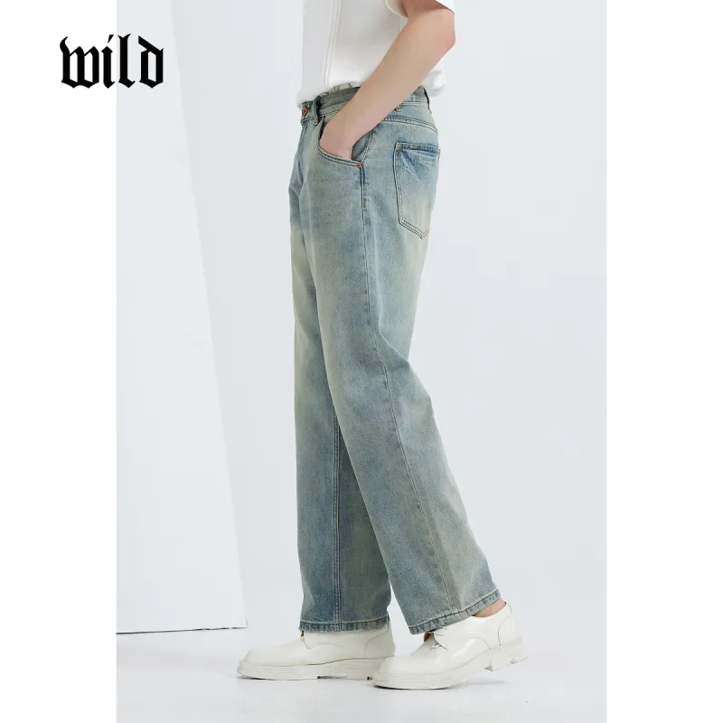 WILD LEADER Jeans Unisex Nostalgic Blue[NKW5138W48]-1