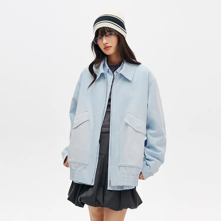 PSO Brand Jackets Coats Unisex Blue-2