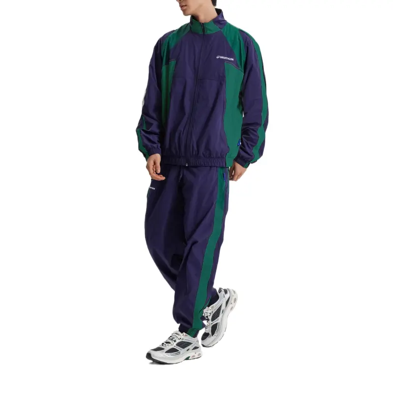 DECATHLON Jackets & Coats Men's Night Purple Light Chalky Gray Pine Green-5