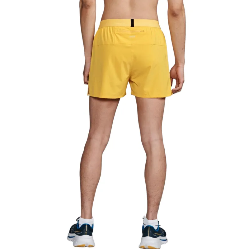 Saucony Outpace Casual Shorts Men's Yellow-1