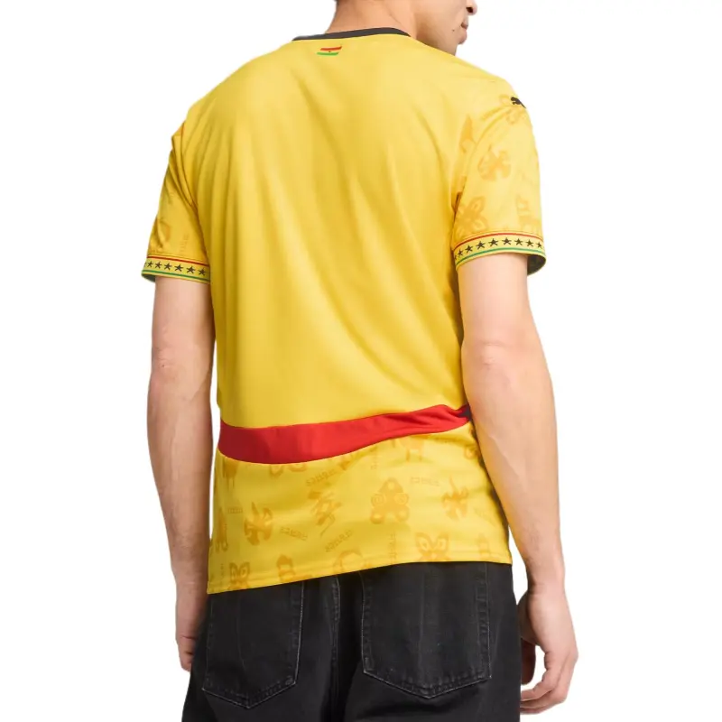 PUMA Ghanaaway DryCELL Soccer Jersey Men's Yellow-3