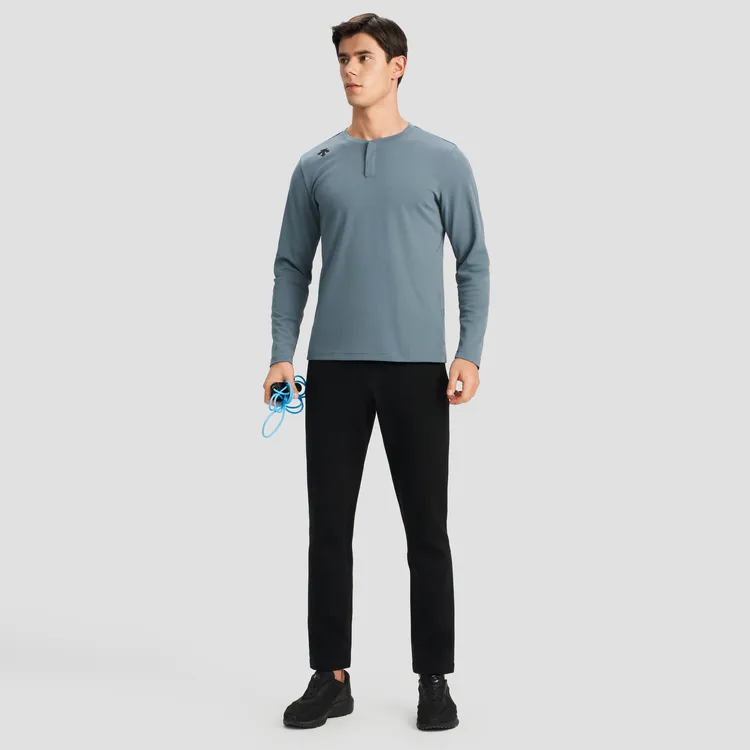 DESCENTE Set in Sleeve T Shirt Men's-4