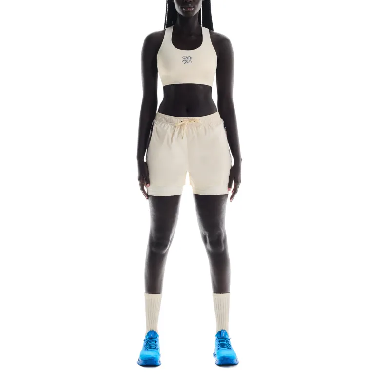 On x LOEWE Performance Sports Shorts Women's Beige Yellow-1