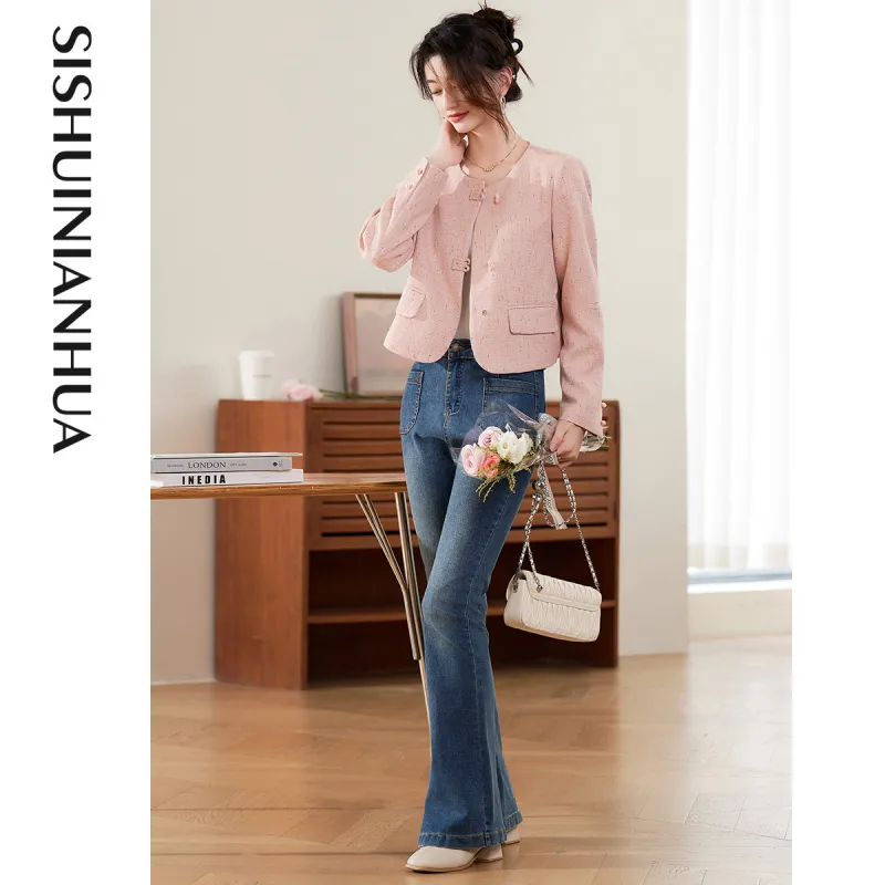 Like The Age Of Water Velvet feel Coat Women's Pink-3
