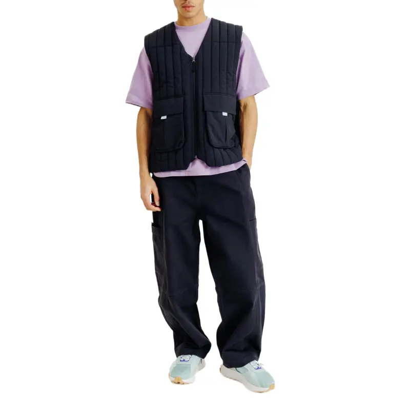DECATHLON x TETSUNORI Vest Unisex Smoky Black-4