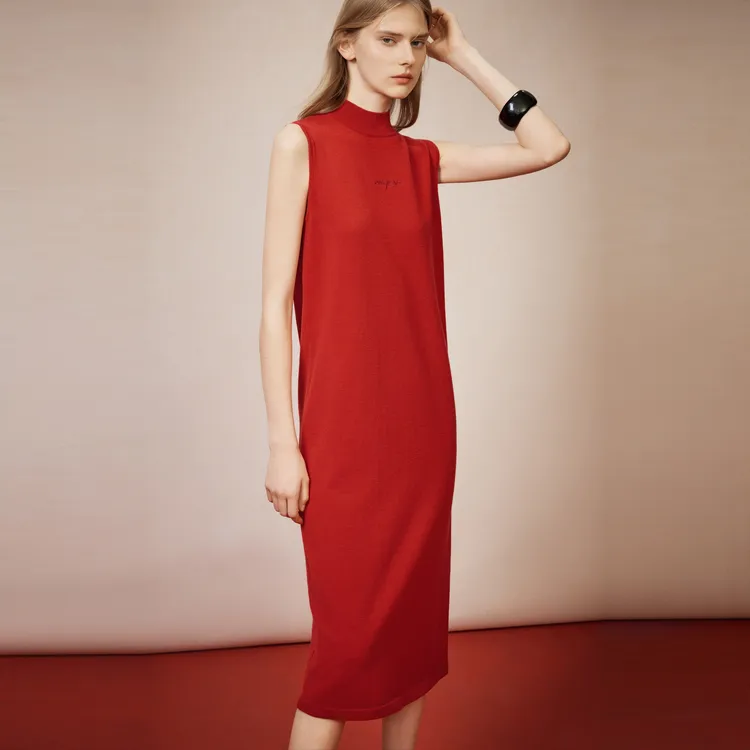 ELLE Sleeveless Dresses Women's-5