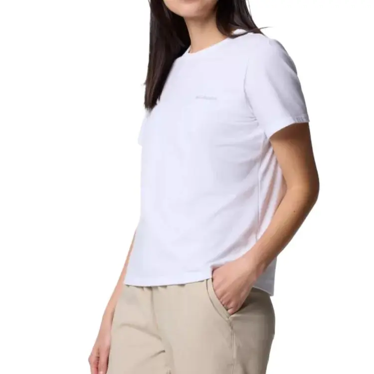 Columbia Sun Trek Regular T Shirt Women's White-2