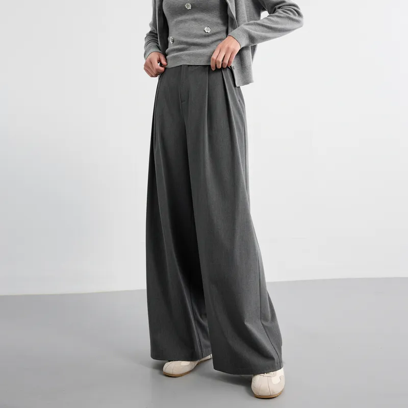3COLOUR Casual Pants Women's Ore Gray-6