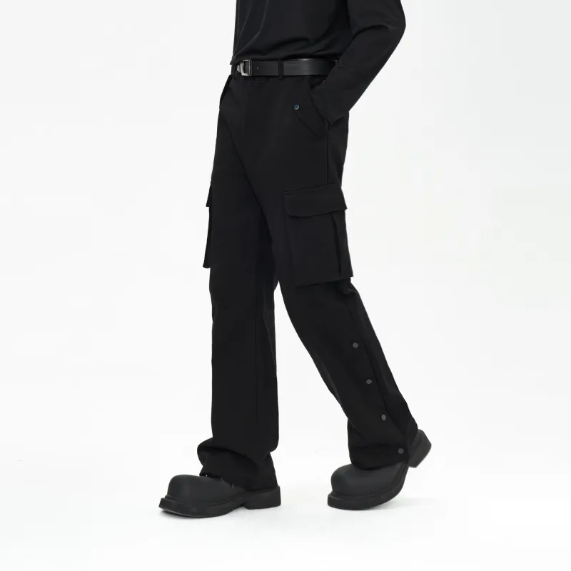 Undersober Casual Pants Unisex Black-4