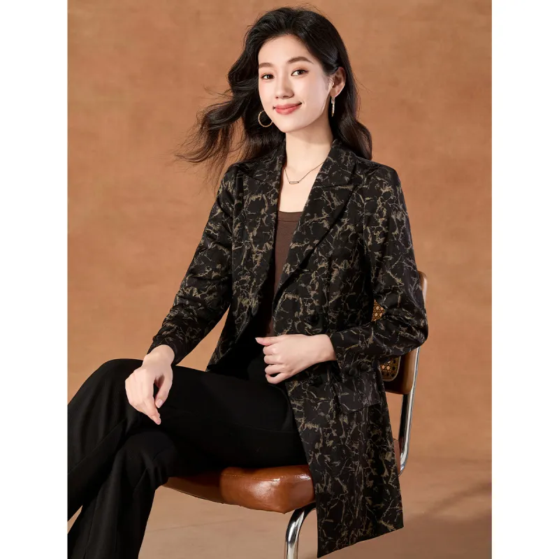 Mylan Spring, Fall Business Suit Coat Regular Women's Black Collection Brand, Get Activity Alerts In Real Time-6