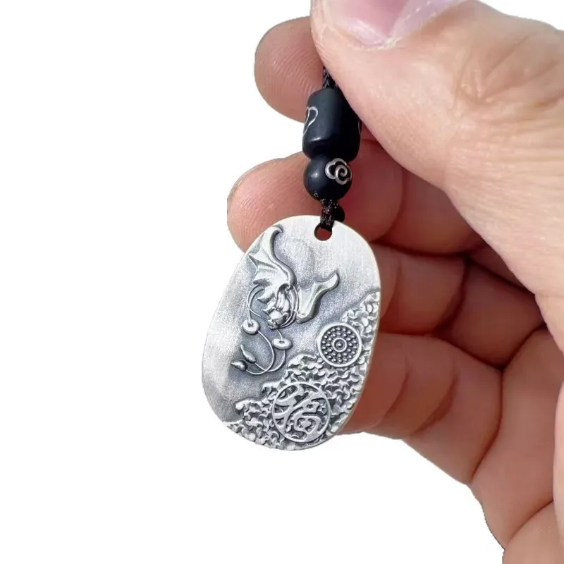 FUYUFU 999 Fine Silver Pendants Unisex-4