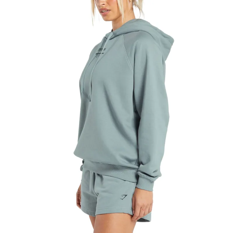 GYMSHARK Sweatshirt Women's Denim Gray-2