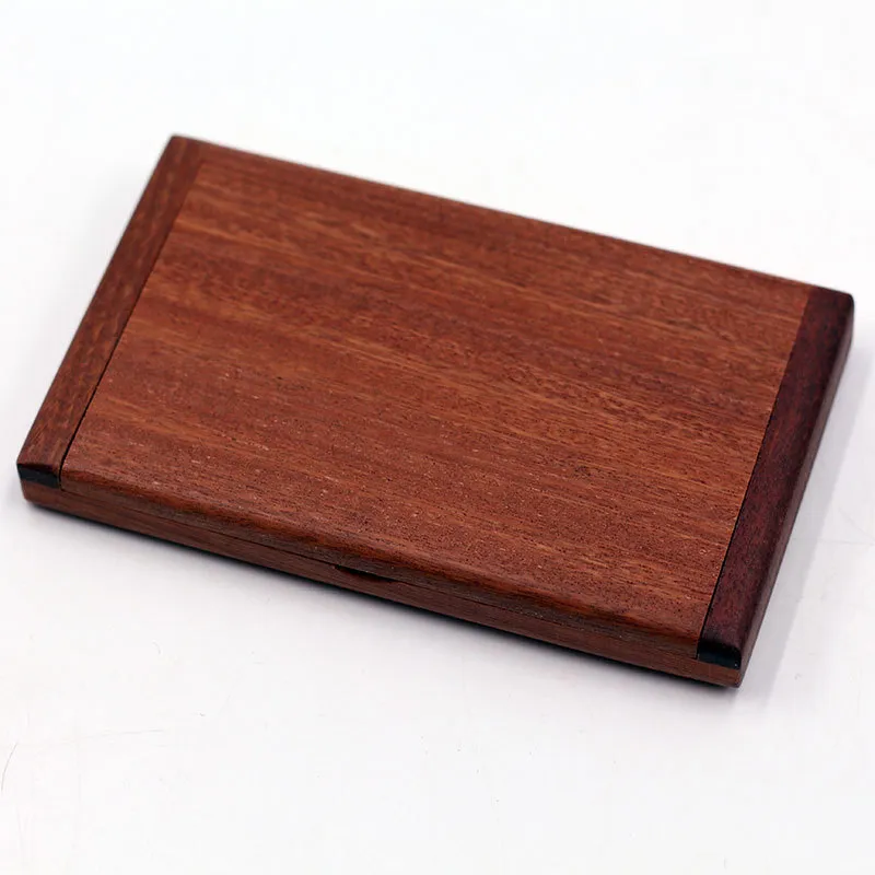 XIBI Peach Wood Red Sandalwood Flap Mirror Foldable Set With Comb And Makeup Mirror Portable And Decorative-4