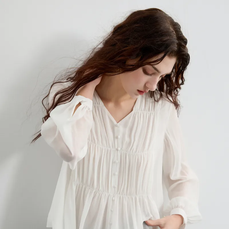 3COLOUR Shirt Women's Pearl White-6