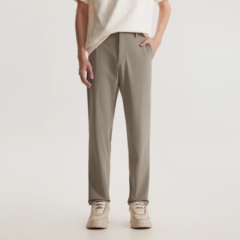 Cabbeen Casual Pants Men Fruit Gray-2