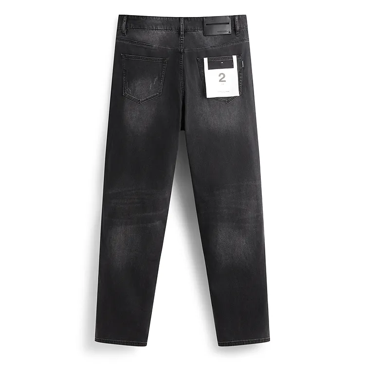 PEACEBIRD MEN Jeans Men's Denim Dark Gray-1