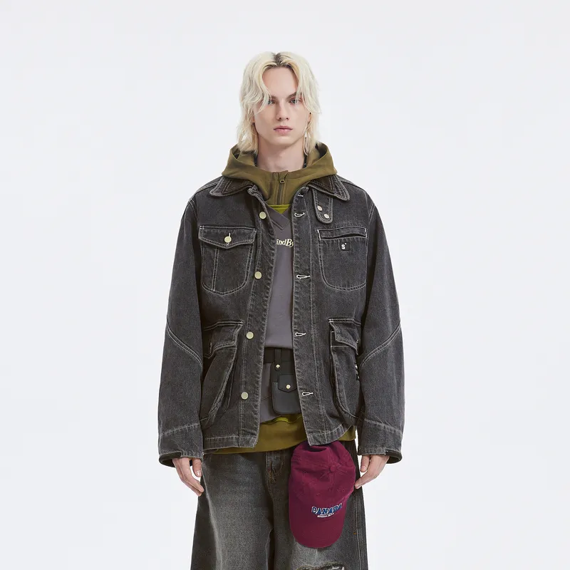 INXX Standby Denim Jacket Unisex Black-3