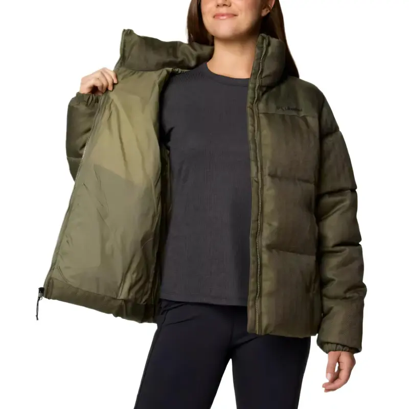 Columbia Puffect Herringbone Omni-Shield Thermarator Jacket Women's Green-2