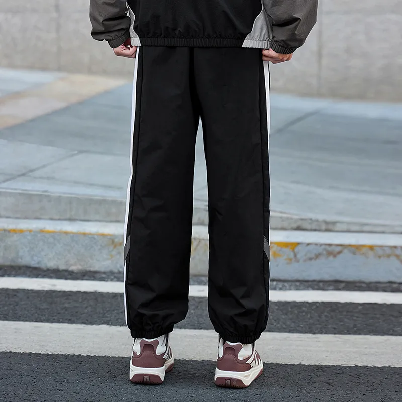 XTEP Casual Pants Unisex Jet Black-5